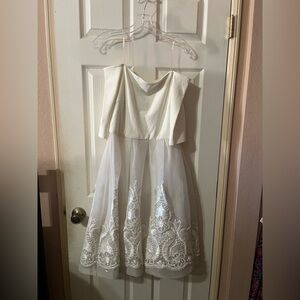Gianni Bini Strapless White Dress